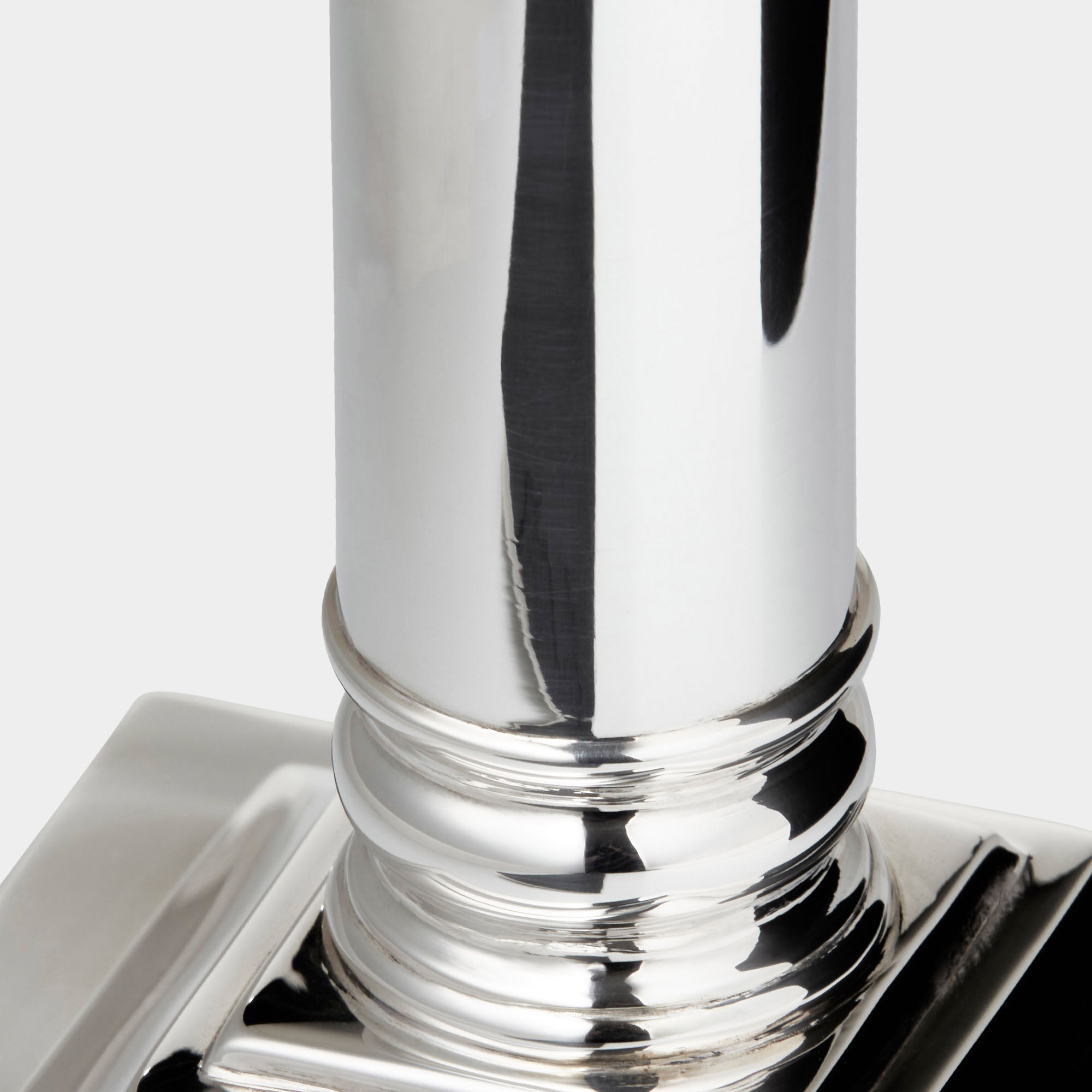 Massiver 309g Silberleuchter im Bauhausdesign - Bild 4