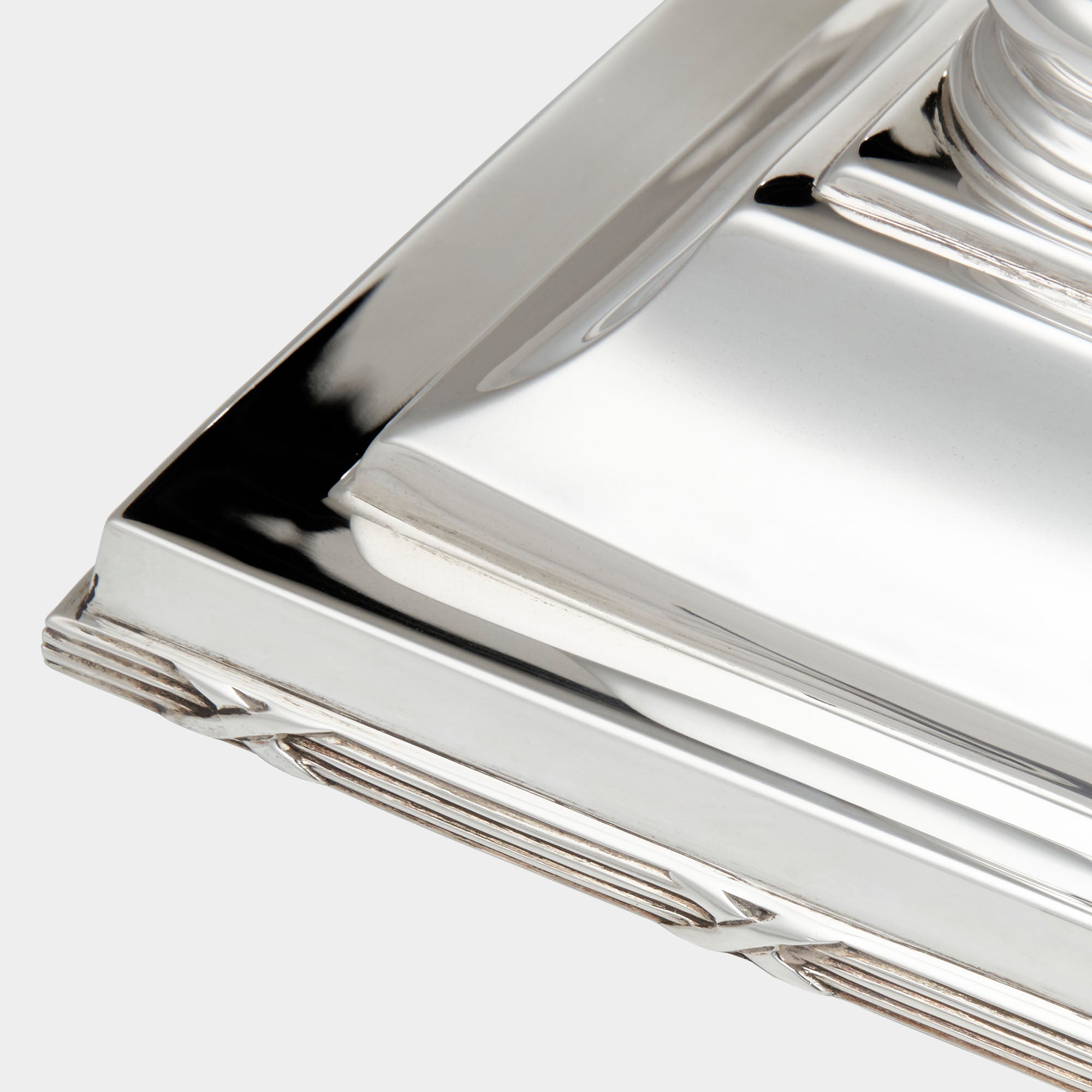 Massiver 309g Silberleuchter im Bauhausdesign - Bild 3